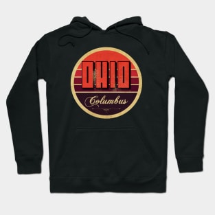 Ohio Columbus Vintage Hoodie